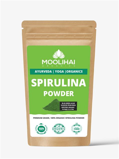 Gluten-free Unflavoured Spirulina Powder - Moolihai.com