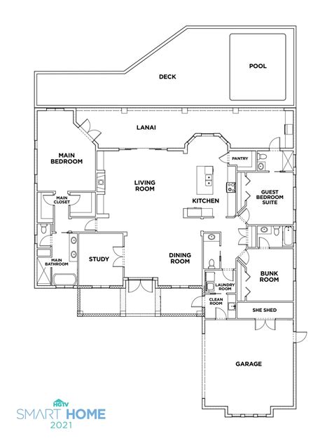 Hgtv Smart Home Floor Plan 2021 Pdf | Viewfloor.co