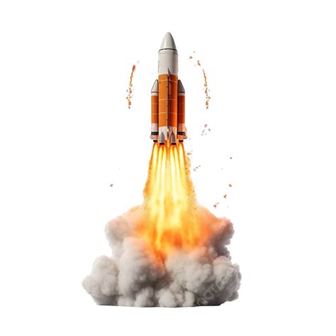 Flames And Smoke For Rocket Launch 3d Render Isolated, 3d, Adventure, Blast PNG Transparent ...