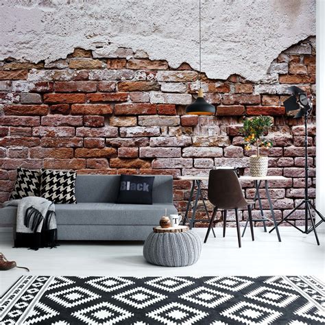 Grunge Brick Wall Wall Mural | Buy at UKposters