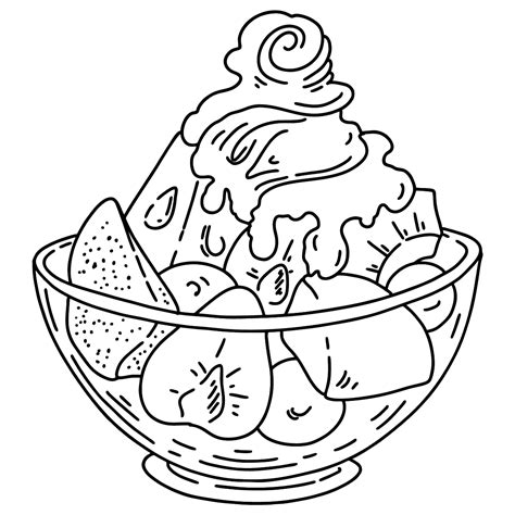 Desenho Salada Para Colorir