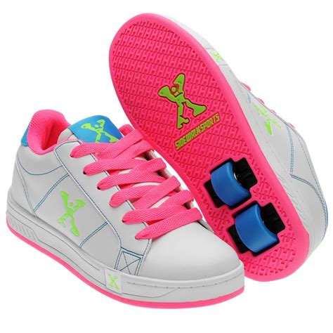 Sidewalk Sport Kids Shoes Lane Girls Wheel Children Trainers Skates Lace Up | eBay