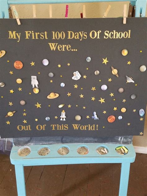 100 days of school poster | 100th day of school crafts, 100 days of school project kindergartens ...