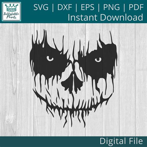 Zombie SVG Halloween Face SVG Skull SVG Horror Svg - Etsy Canada