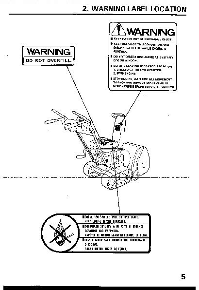 Honda HS55 Snow Blower Owners Manual