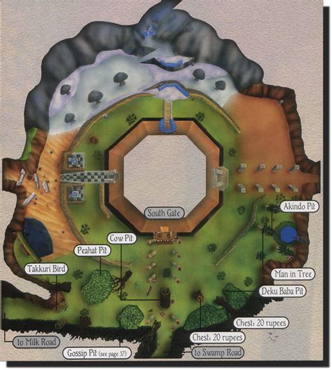 Majora's Mask Overworld Map