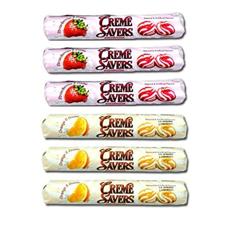 Creme Savers Orange and Creme Hard Candy | Creme Savers Strawberry and ...