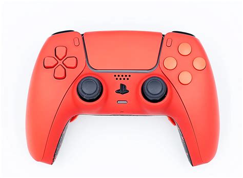 AimControllers Ps5 controller skin Red Matt- Custom Dualsense ps5 ...