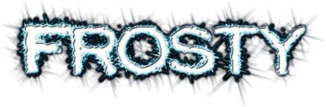 Frosty Logo Generator