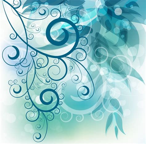 Abstract Swirl Floral Background Vector Graphic | Free Vector Graphics | All Free Web Resources ...