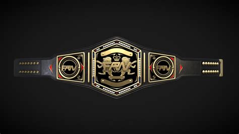 Wrestling champion belt concept - 3D model by wlodarski3d [ff290a2 ...