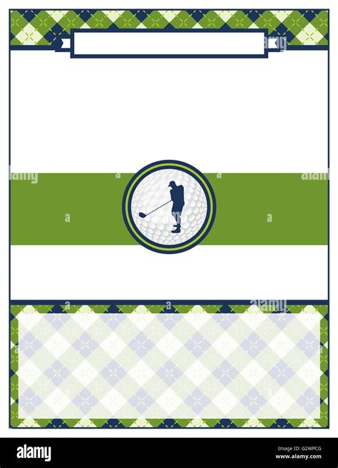 Template golf tournament scramble invitation hi-res stock photography ...