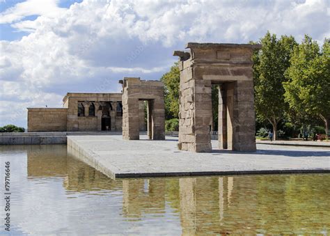 The Temple of Debod, an ancient Egyptian temple Stock Photo | Adobe Stock