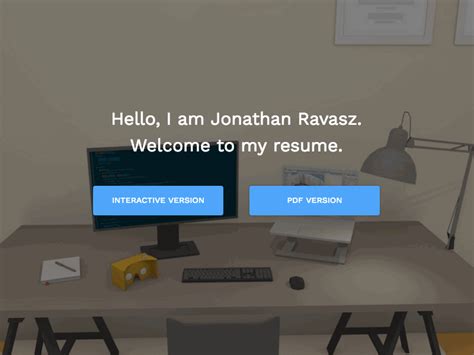 Jonathan Ravasz resume - UpLabs