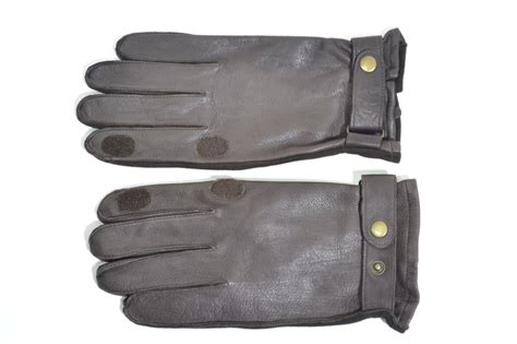 Brown Leather Shooting Gloves - Connecticut Shotgun Mfg. Co.