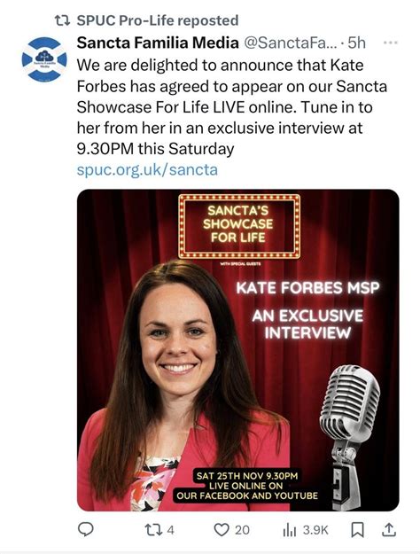 Kate Forbes is taking part in an anti-abortion event : r/Scotland