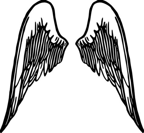 Angel Wings Tattoo Clip Art at Clker.com - vector clip art online ...