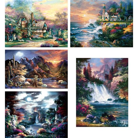 Set of 5: James Lee 1000 Piece Jigsaw Puzzles | Spilsbury