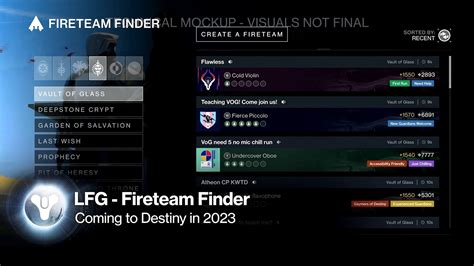 Destiny 2 Lightfall: LFG System Explained