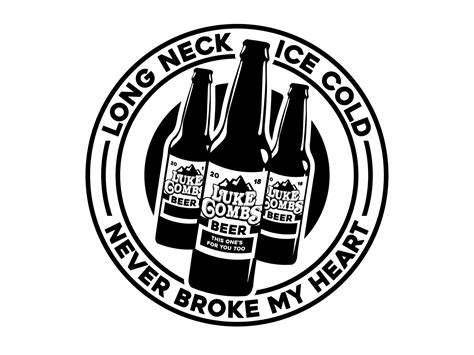 Luke Combs "Beer Never Broke My Heart" by SNAKE DESIGNS - Jacob ...