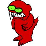 Cartoonish monster | Free SVG