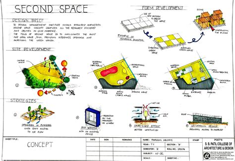 Campus Design Concept Sheet | Architecture design concept, Architecture ...