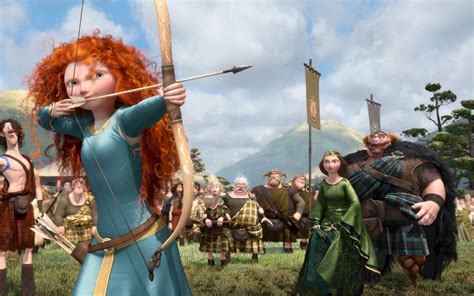 Merida Brave King Fergus Queen Elinor Brave Movie Wallpaper ...