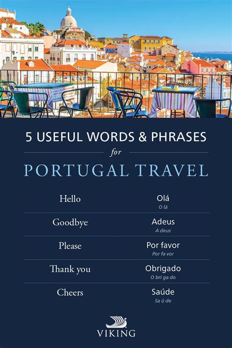 Prepare for your next Viking ocean or river cruise to Portugal by learning 5 useful travel words ...