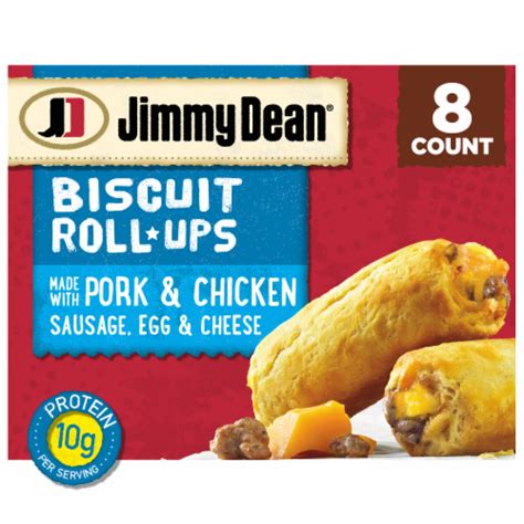 Jimmy Dean® Sausage Egg & Cheese Frozen Breakfast Biscuit Roll-Ups, 12. ...