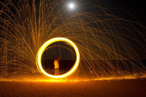 Digitally Exposed: Light Painting with Steel Wool