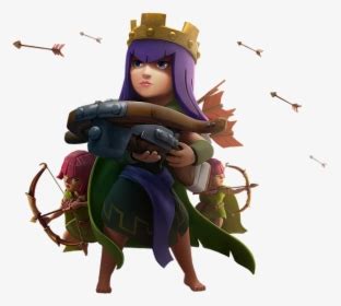 Coc Archer Queen Skin, HD Png Download - kindpng