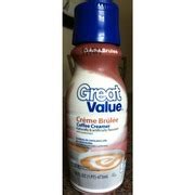 Great Value Coffee Creamer, Creme Brulee: Calories, Nutrition Analysis & More | Fooducate
