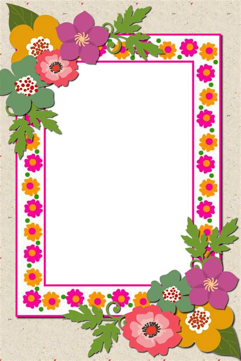 Decorative PNG frame | Desenhos de flores, Moldura para scrapbook ...