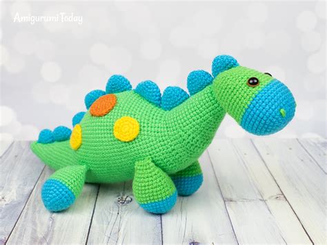 Amigurumi dinosaur crochet pattern - Amigurumi Today