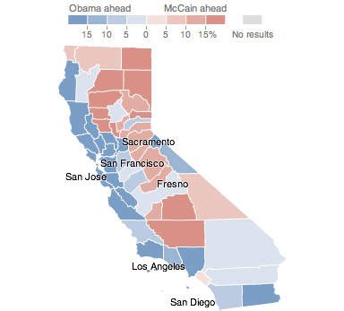 California - Election Results 2008 - The New York Times