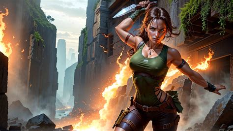 lara croft. Fan art. by Novel-games on DeviantArt