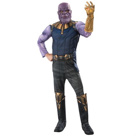 Marvel Avengers Infinity War Deluxe Mens Thanos Halloween Costume - Walmart.com