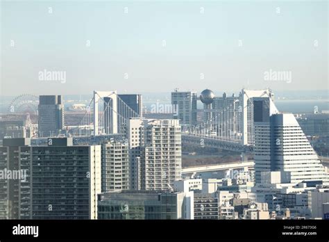 Odaiba and Rainbow Bridge Stock Photo - Alamy