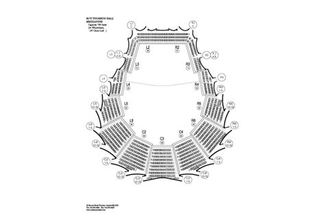 Roy Thomson Hall Floor Plan | Viewfloor.co