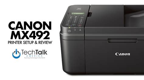 Canon MX492 Printer Review - YouTube