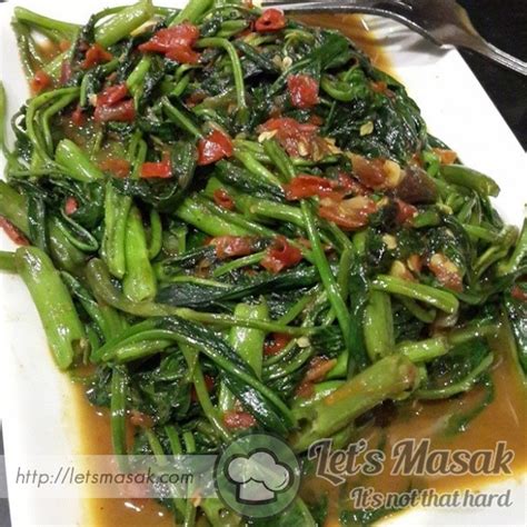 Kangkung Goreng Belacan Recipe | LetsMasak