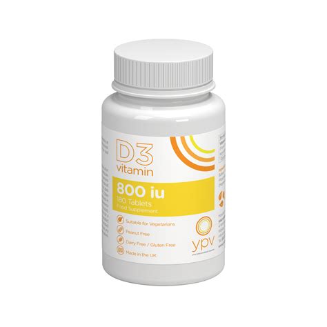 YPV VITAMIN D3 800IU (180) | GlucoRx