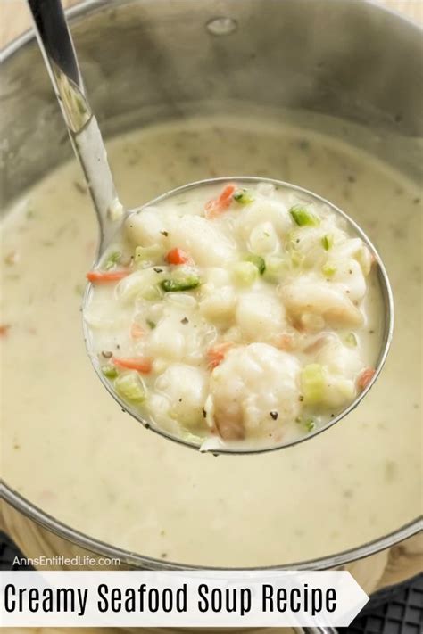 Creamy Seafood Soup Recipe