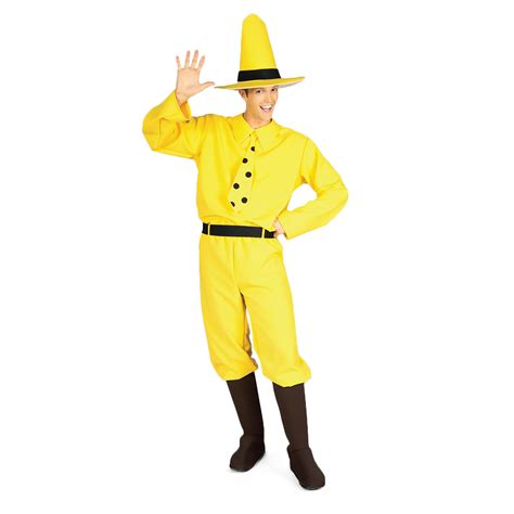 The Man with the Yellow Hat Adult Costume - SpicyLegs.com