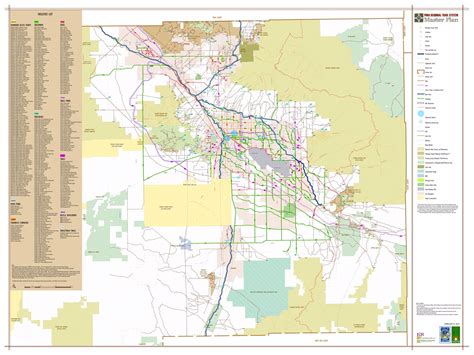 Pima County Regional Trail System Master Plan Map 2015 Cover Page