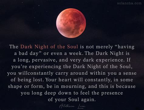 Dark Night of the Soul Quotes: 35 Sayings To Support Your Inner Journey - SOLANCHA