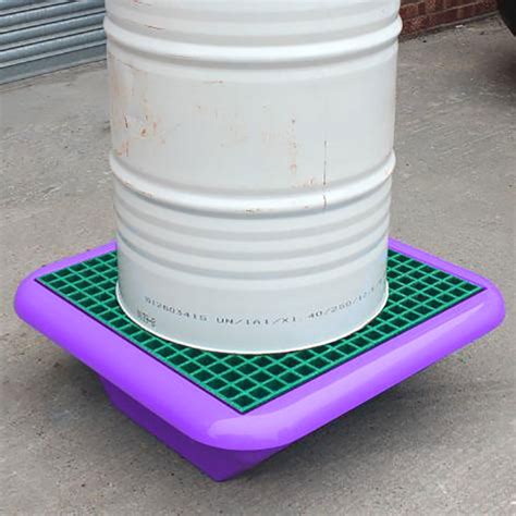 Single Drum Spill Containment Pallet - 1 Drum - Safe Spill