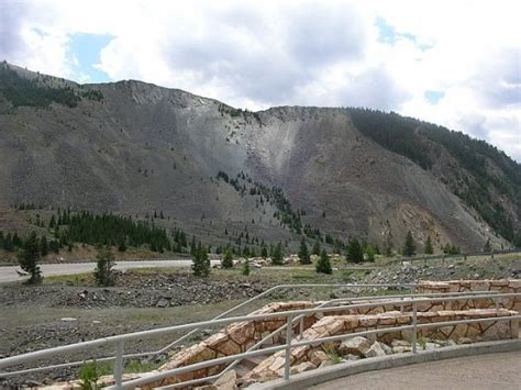 Earthquake Lake formed after the 1959 Yellowstone Earthquake