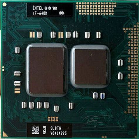 Intel Core i7-640M 2.8 GHz 4M Dual Core Processor Laptop CPU G1 SLBTN Socket G1 | eBay