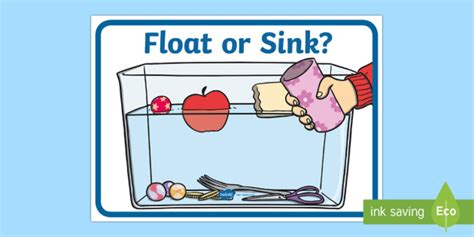 Float or Sink? Poster (teacher made)